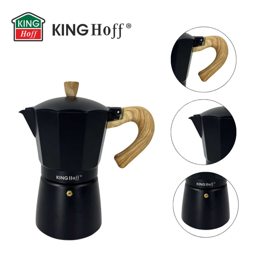 KAWIARKA ZAPARZACZ DO KAWY 600ml KINGHOFF KH-1888 INDUKCJA